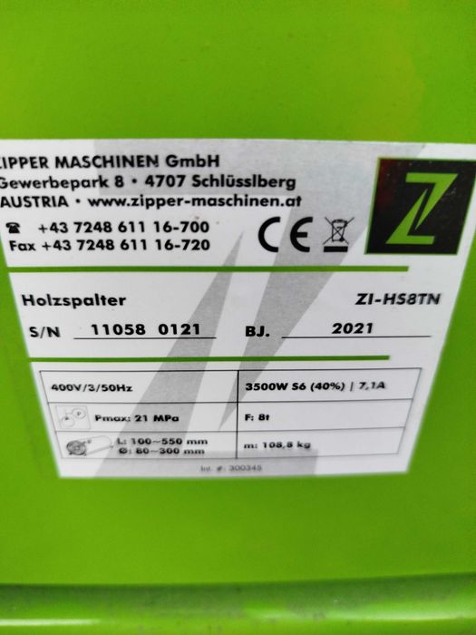 Łuparka do drewna Zipper 8 Ton Kamionka Mała • OLX.pl