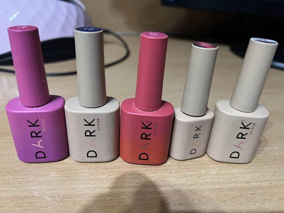 Гель лаки Dark, Dnka, Adore, Siller та інші