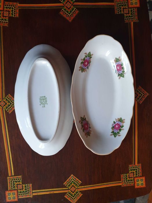 Селедочница - Коростень ,фарфор 2 шт