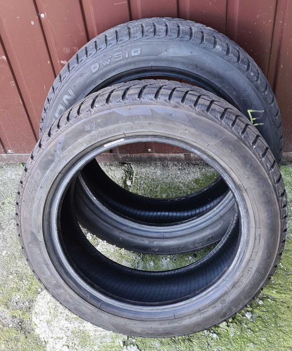 Opony zimowe r16 195/55 ok.6 i7 mm bieznika 2 szt