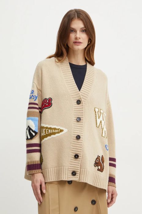 Кардиган Max Mara Weekend, Макс Мара, з білочкою