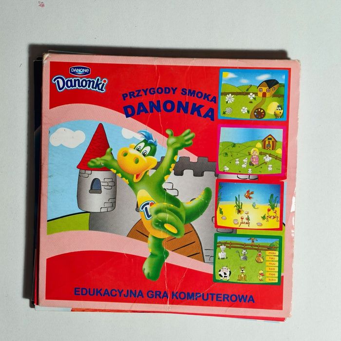 Gra PC - Danonki - przygody smoka danonka retro unikat