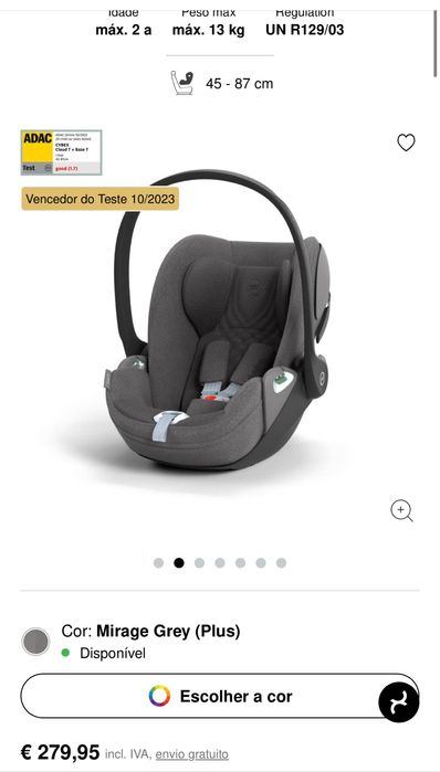 Cybex Paltinum Cloud T i-size