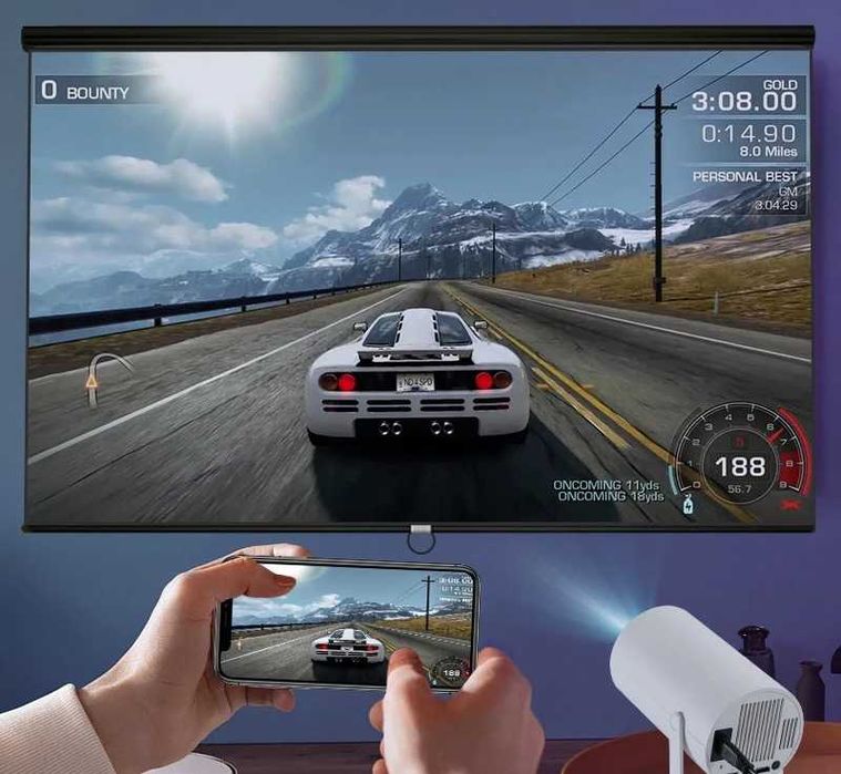 Проектор Magcubic HY300 Pro Android 11 Wi-Fi Full HD 4K Портативний