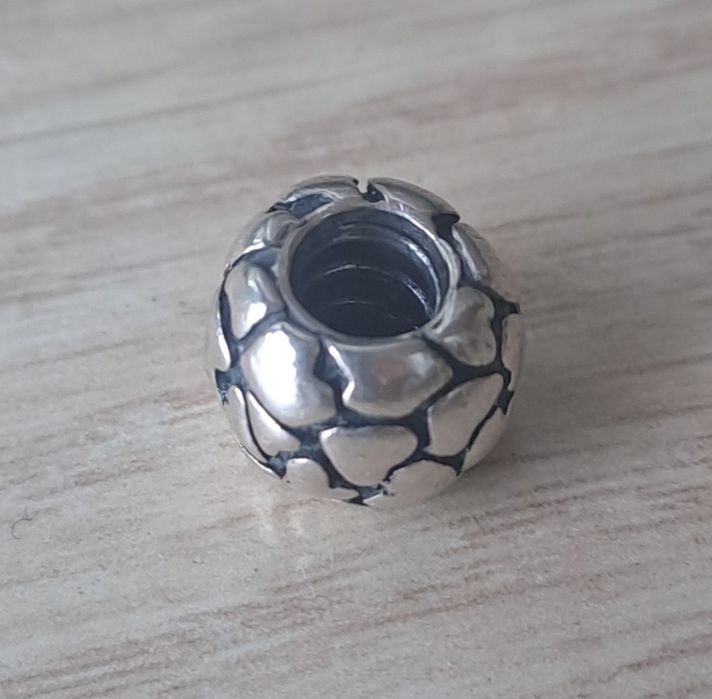 Conta Pandora Corações em Prata, 926, Nova