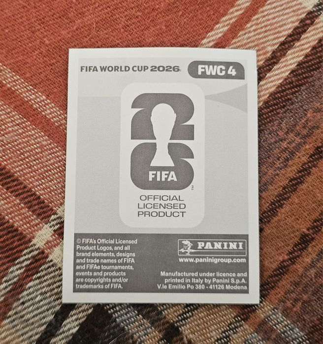 sticker fwc4, Fifa World Cup 2026