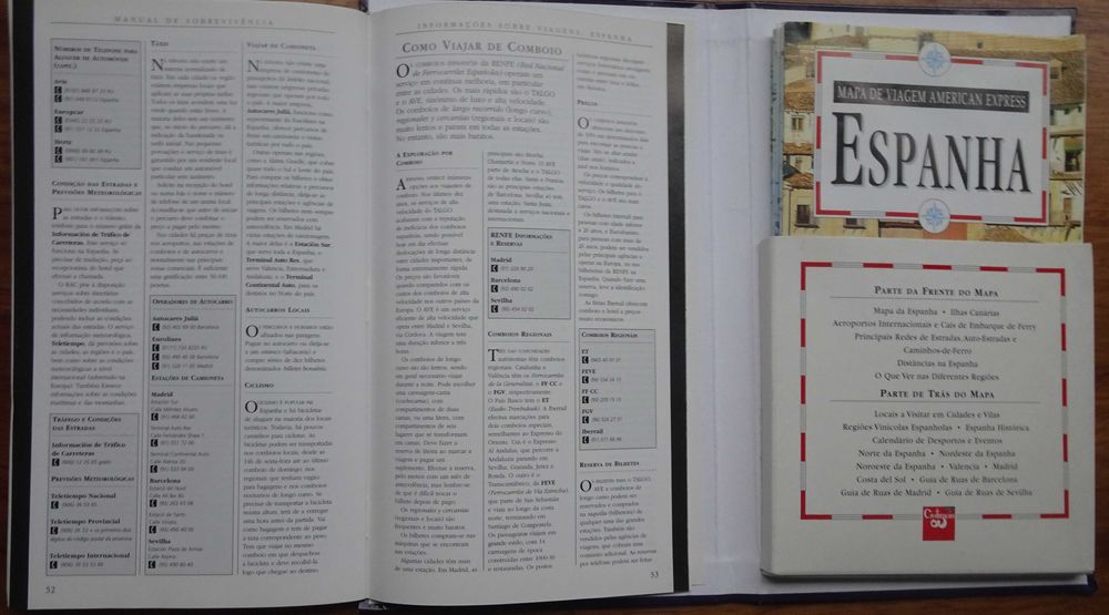 Mapa de Viagem American Express - Espanha