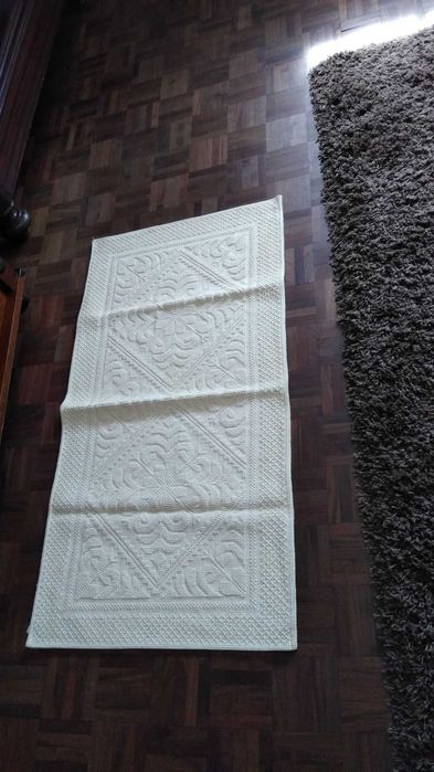 Tapetes cor cru em algodão