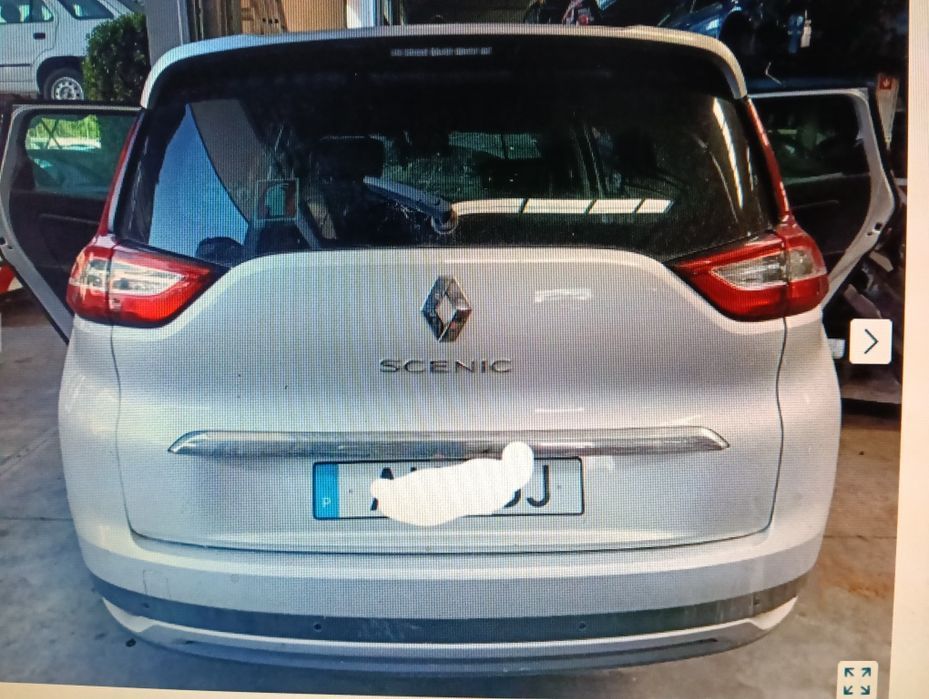 Renault Grande Scenic IV tampa mala 2016/2017/2018/2019/20/21/22/23/24