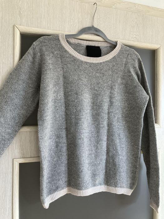 sweter sweterek szary wełniany selected feeme second femme