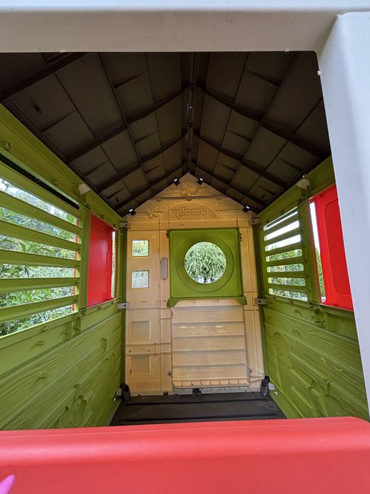 Smoby domek na palach zjeżdżalnia drabinka