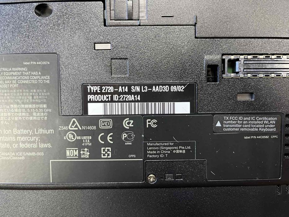 Ноутбук Lenovo Thinkpad R500