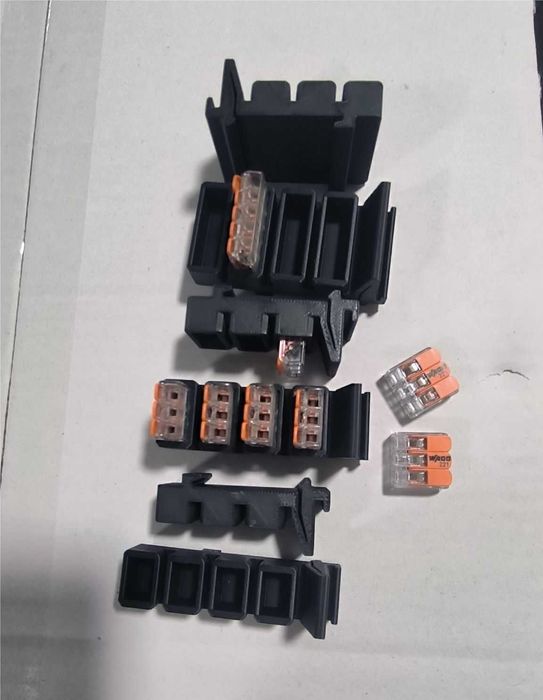 Suporte WAGO calha DIN