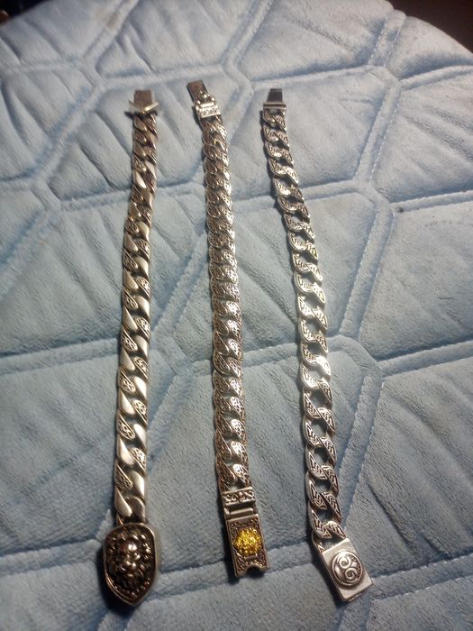 Sprzedam 3 sztuki meski nowe bransolety na nadgarstek rozmiar 22