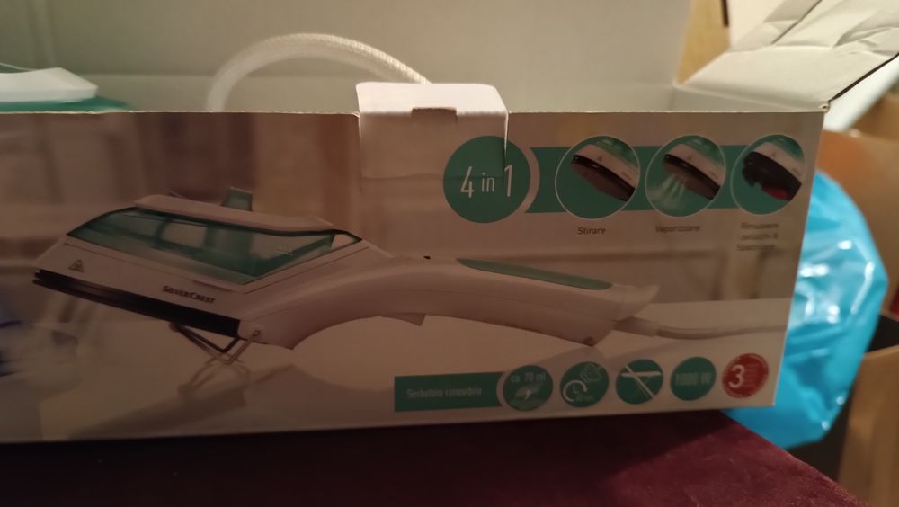 Ferro/escova a vapor silvercrest