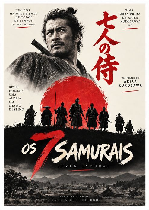 Posters novos Akira Kurosawa