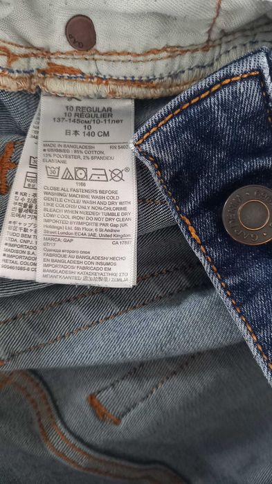 Spodnie Jeansy 10-11 lat 137-145 dziewczynka GAP Kids