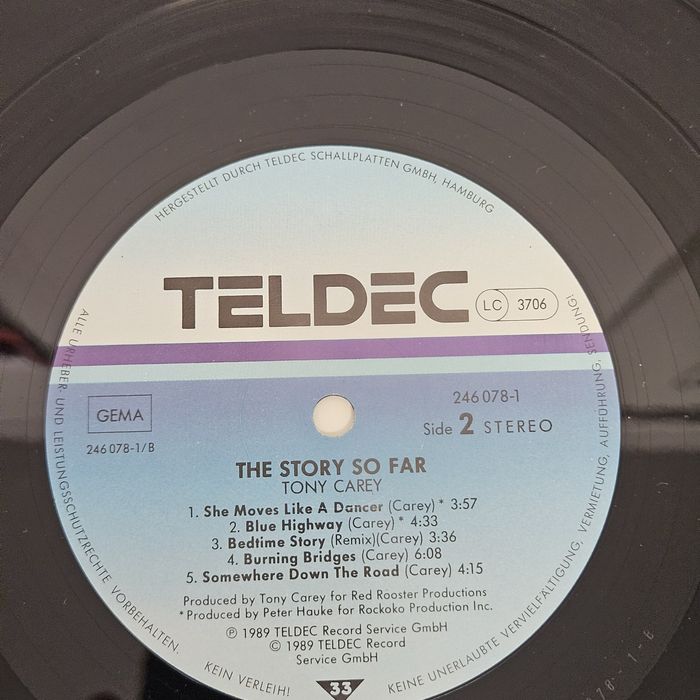 Płyta winylowa Tony Carey