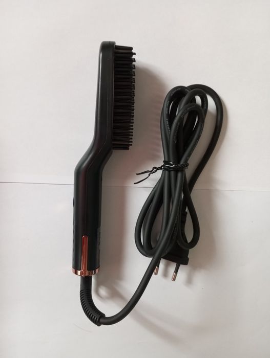 Плойка щітка для волосся на голові  та бороди каstraightener brush
