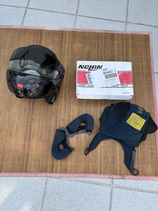 Capacete nolan N-102 n-com tamanho M como novo