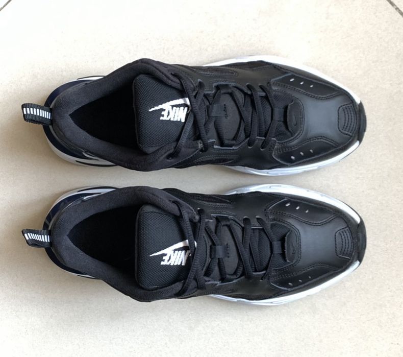 Кросівки NIKE M2K TEKNO BLACK WHITE оригінал hoka