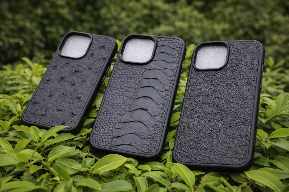 Чехлы для телефона з натуральної шкірии