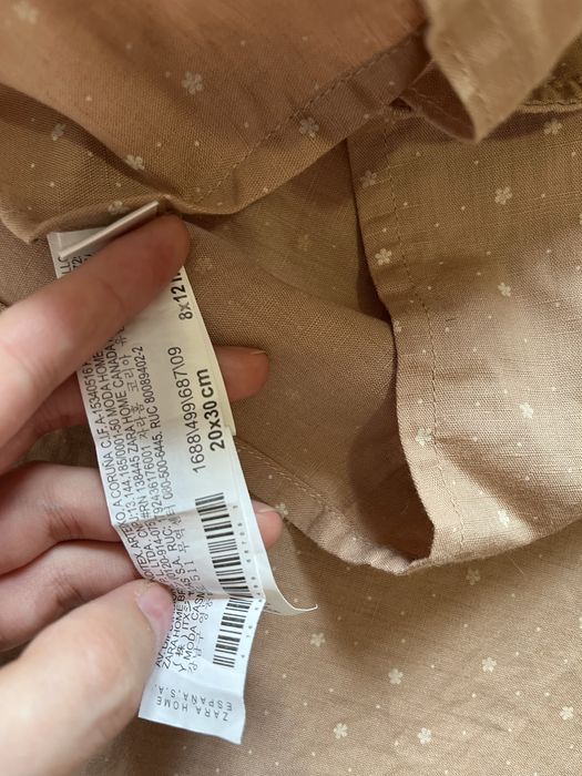 Zara home komplet przescieradlo i poszewka do kosza mojzesza