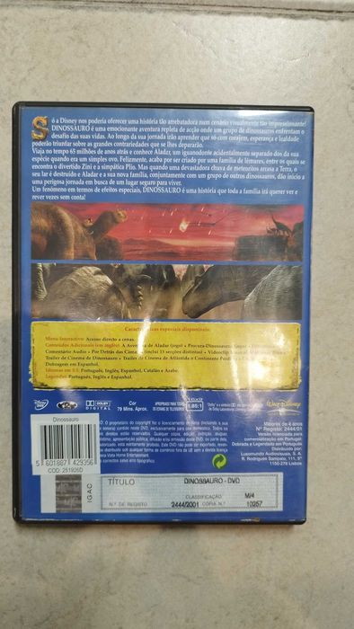 DVD Dinossauro - Disney