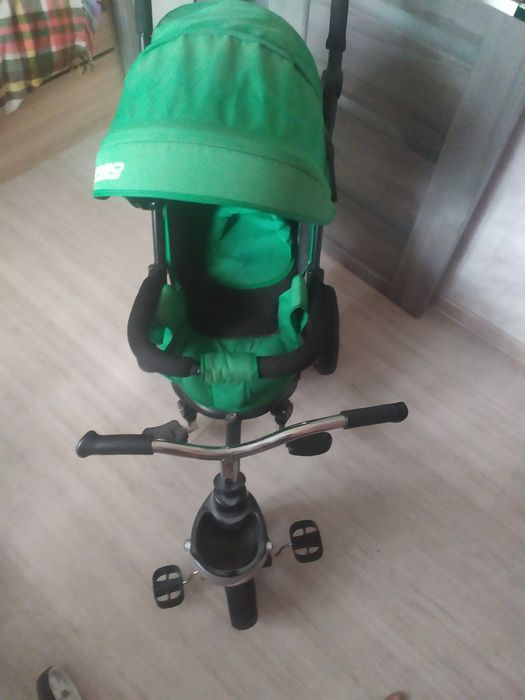 Велосипед триколісний дитячий з батьківською ручкою TURBO TRIKE