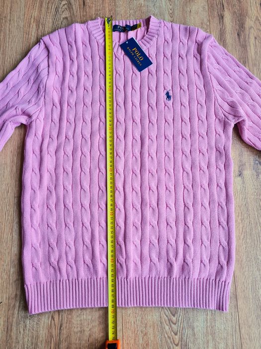 Sweter damski różowy/liliowy Ralph Lauren  roz. S
