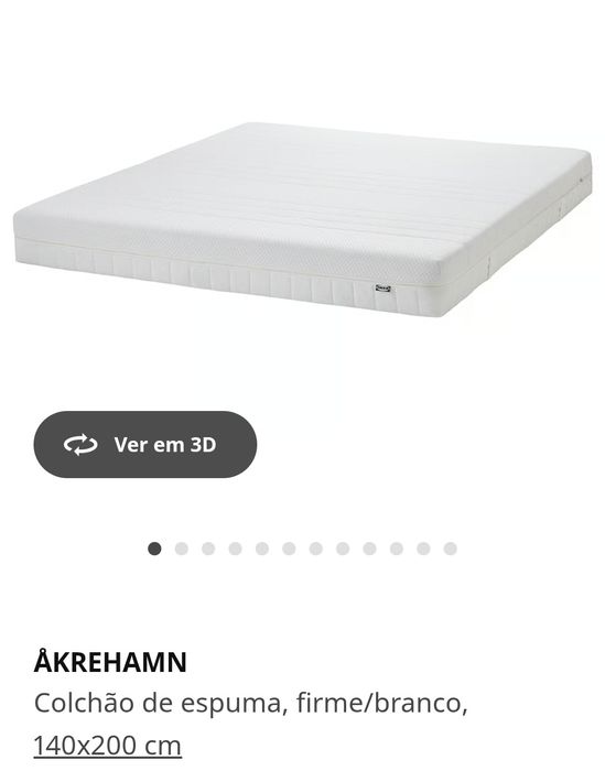 Colchão 140x200cm alta qualidade