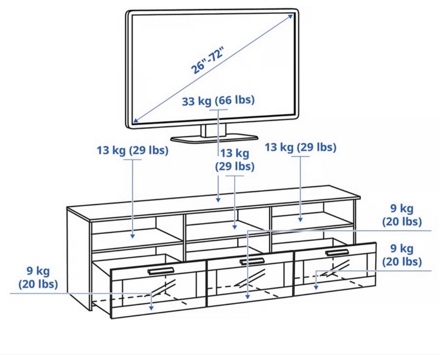 Szafka pod TV+ witrynka