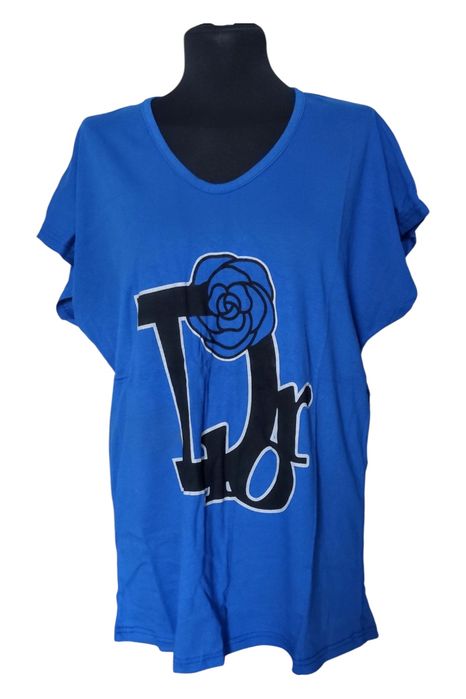 Kobaltowy t-shirt uniwersalny