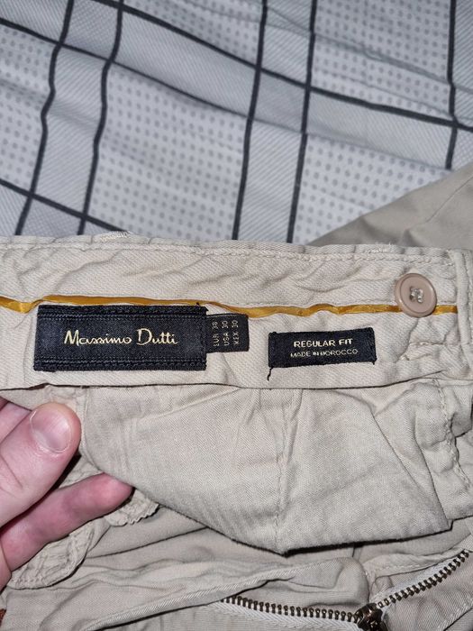 Чиносы песочные Massimo Dutti