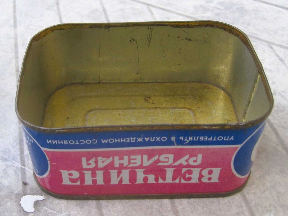 Банка ВЕТЧИНА РУБЛЕННАЯ из СССР Соцарт Черкасский мясокомбинат