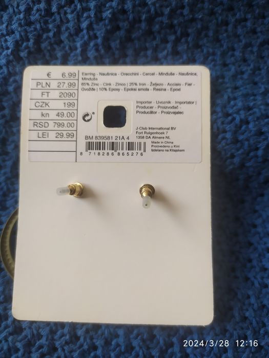 Kolczyki damskie Orsay