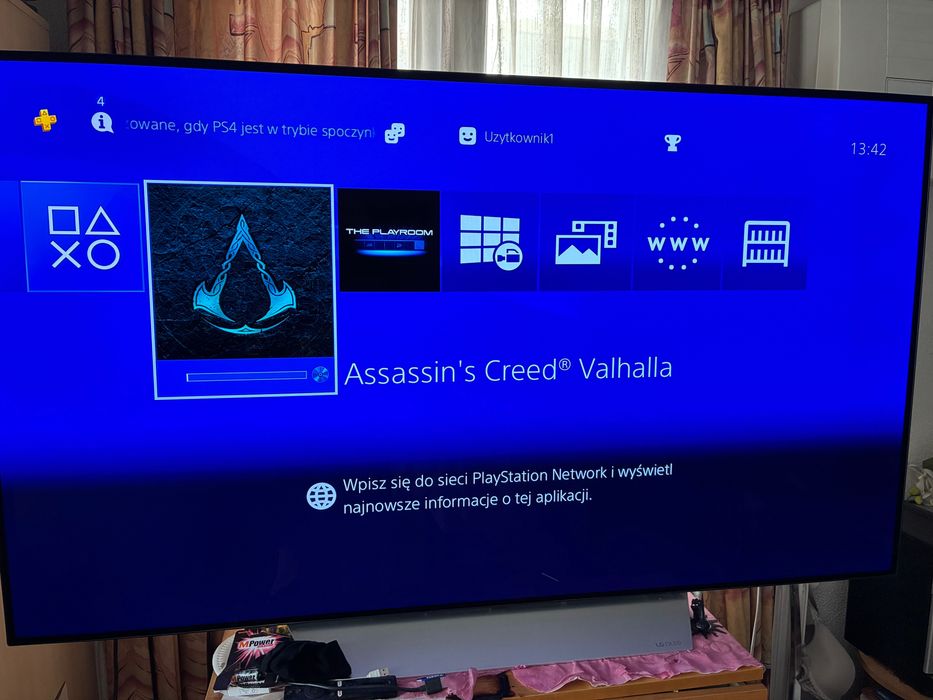 Konsola PlayStation 4 + oryginalny pad + gra Assasins Creed Valhalla PS4 FAT