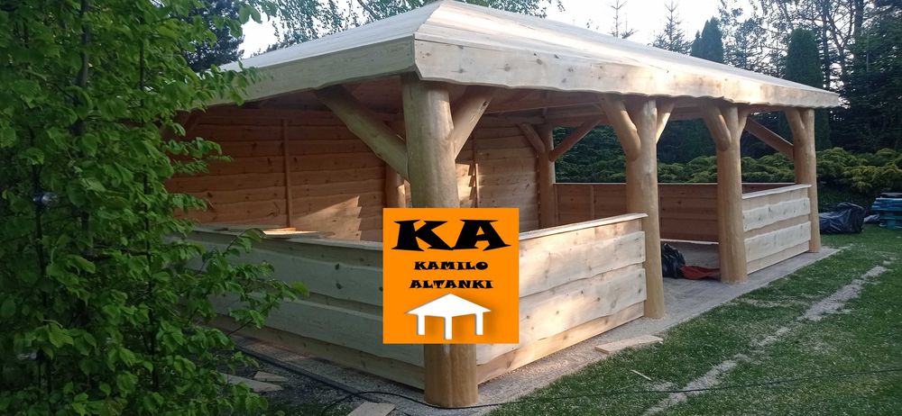 Altanka, Altana, Altanki, Altany na grubym balu ogrodowe