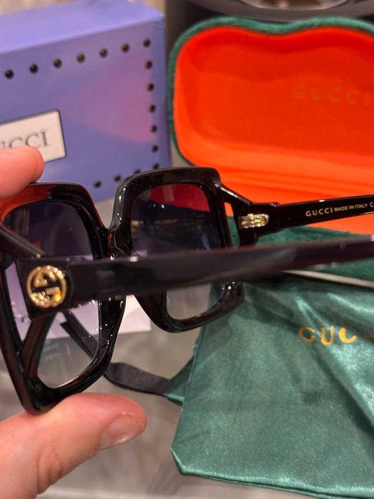 Сонцезахисні окуляри GUCCI модель GG0876S Гучі жіночі чорні градієнт