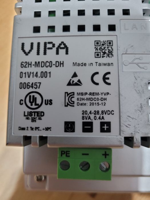 Panel Operatorski ,Touch Panel VIPA 62H-MDC0-DH