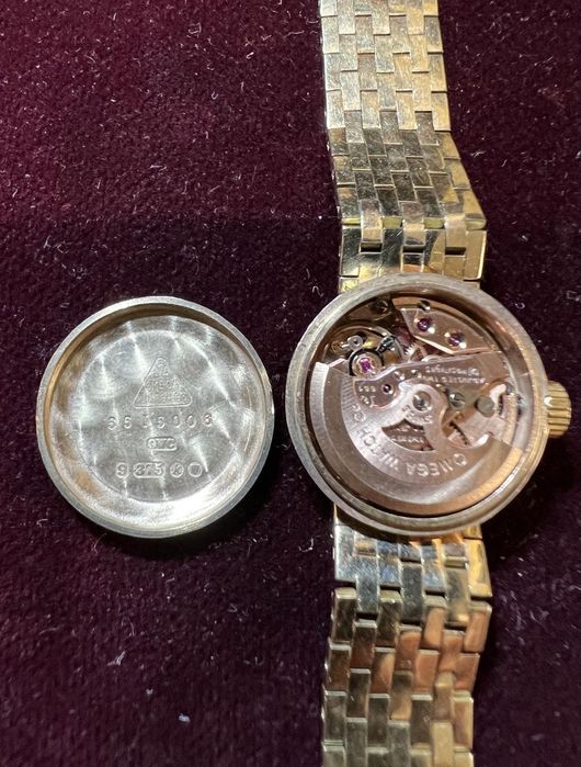 Złoty Zegarek Omega Ladymatic  14 k złoto