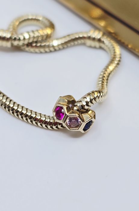 Złoty charms beads próba 585 14k