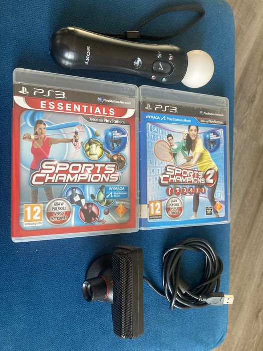 Playstation move, kamera, 2 gry