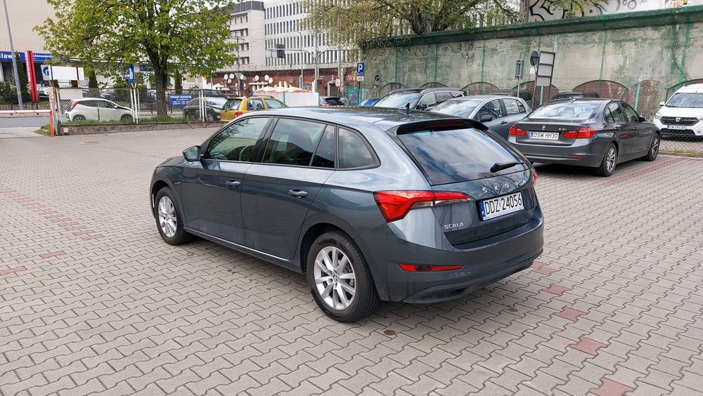 Skoda Scala, Wynajem długoterminowy samochodów, wypożyczalnia aut