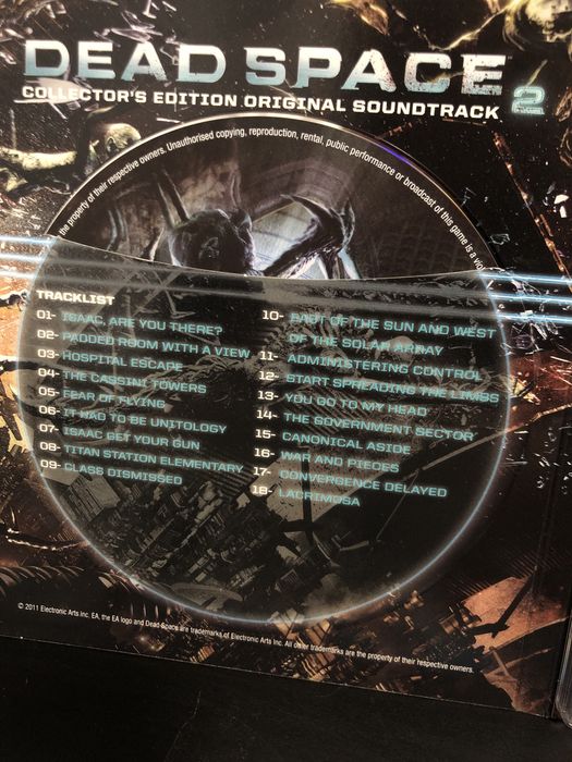 dead Space 2 collector's edition PS3 soundtrack edycja kolekcjonerska