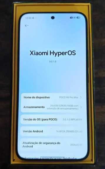 Xiaomi Poco X8 Pro Max 5G – Monstro do Desempenho e Bateria (Selado-Novo)
