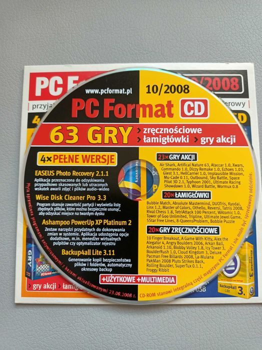 PC Format - 4 pełne wersje na płycie CD