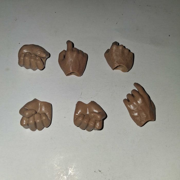 Conjunto maos  para figuras