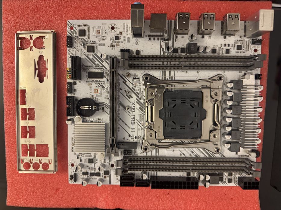 SHANGZHAOYUAN X99 PR9-H1 Micro ATX Server Intel E5 V3/V4 y Core i7, DDR4 128 GB Max, NVME/NGFF M.2, PCIe X16, LAN Gigabi