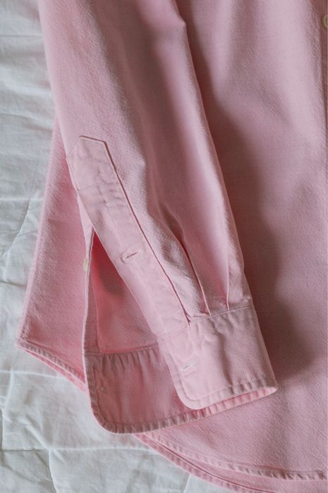 Рожева сорочка polo ralph lauren жіноча рубашка котон бавовна розмір s